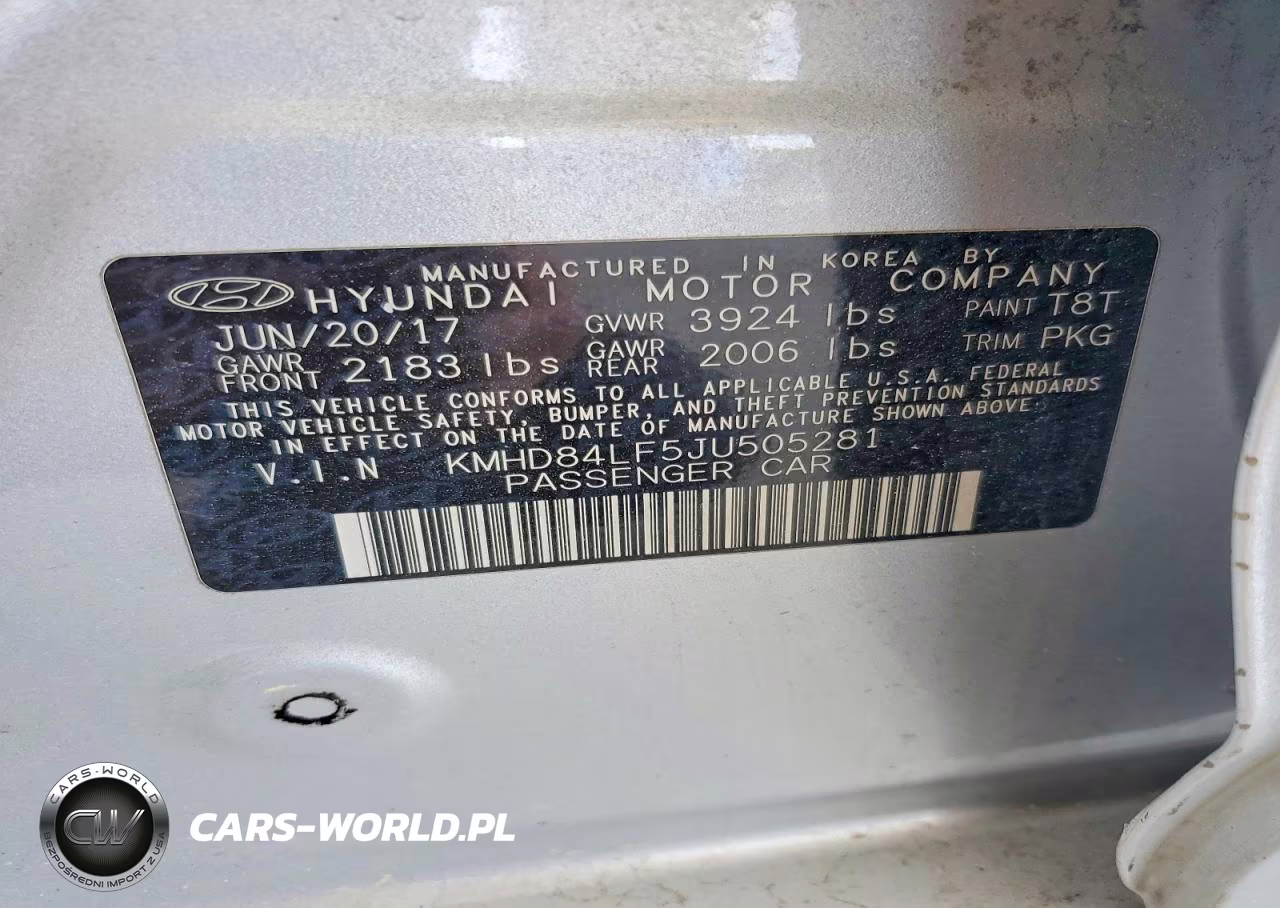 2018 Hyundai Elantra Value Edition VIN:KMHD84LF5JU505281 - 12