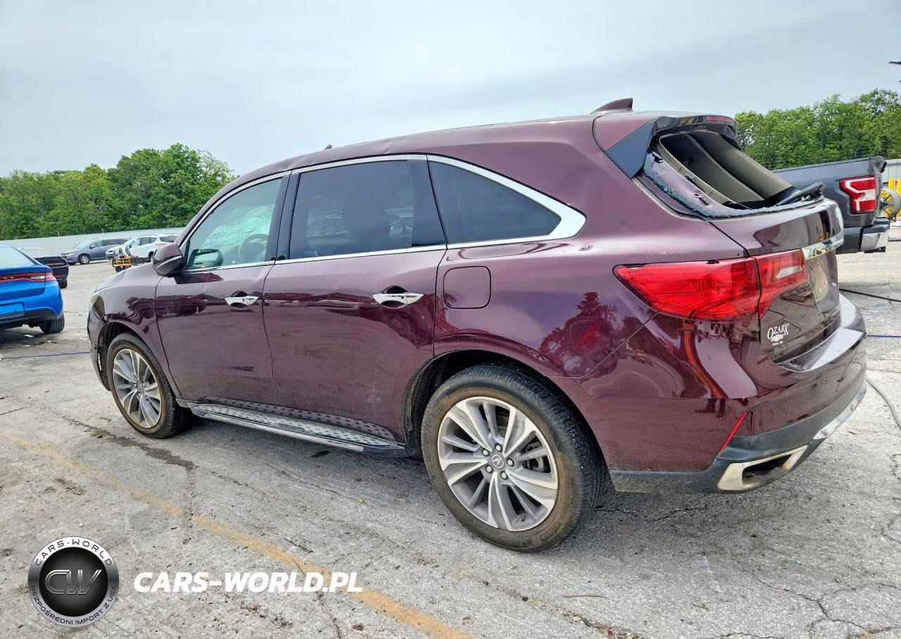 2017 Acura Mdx Technology VIN:5FRYD4H52HB027601 - 2