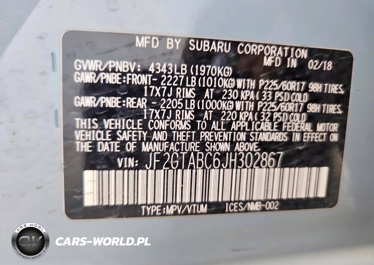 2018 Subaru Crosstrek Premium VIN:JF2GTABC6JH302867 - 12
