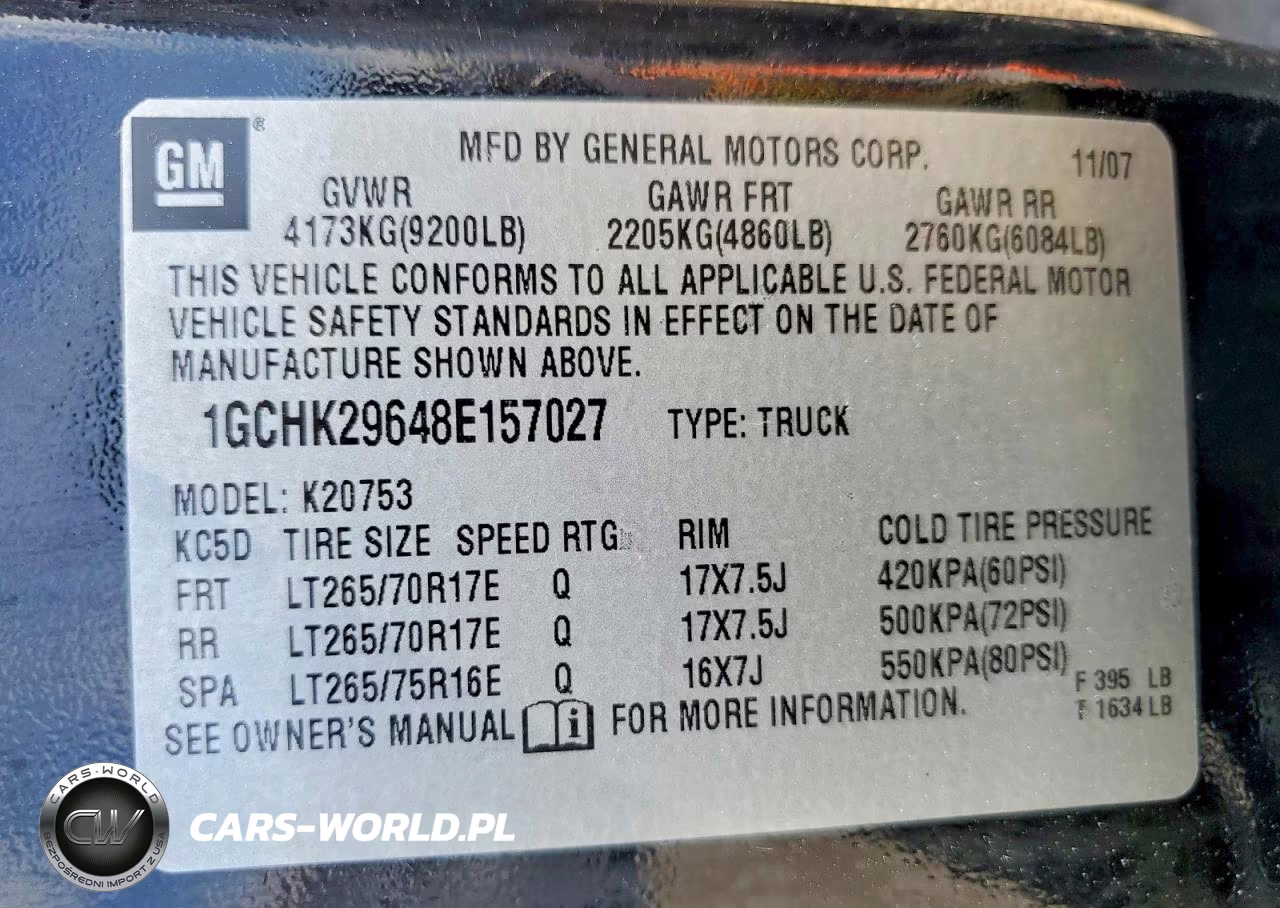 2008 Chevrolet Silverado K2500 Heavy Duty VIN:1GCHK29648E157027 - 12