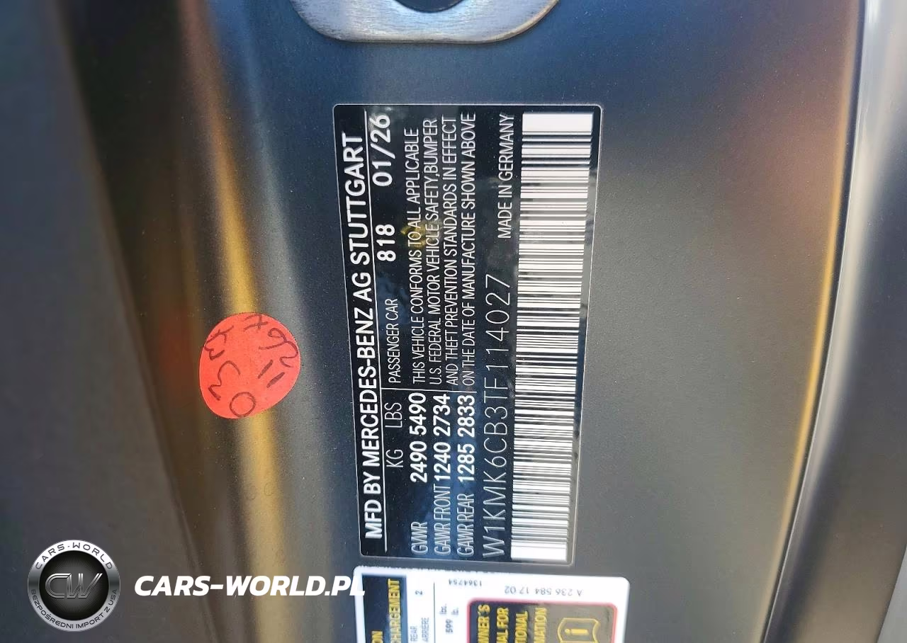 2026 Mercedes-Benz Cle Amg 53 4Matic VIN:W1KMK6CB3TF114027 - 13