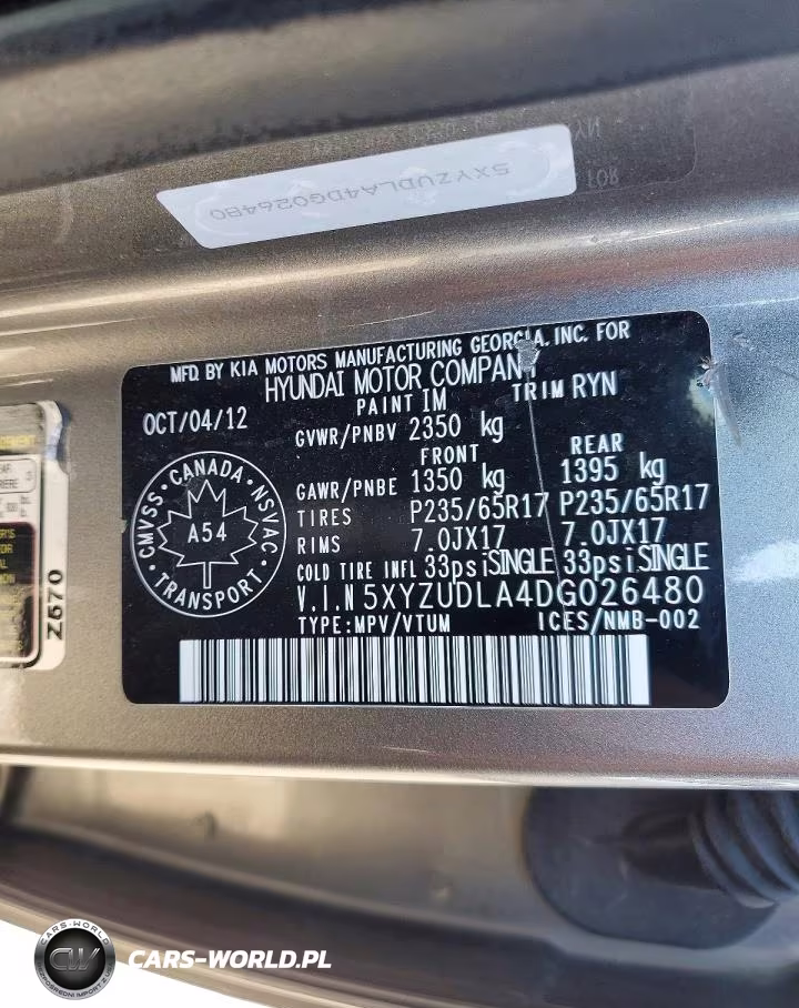 2013 Hyundai Santa Fe Sport 2.0T VIN:5XYZUDLA4DG026480 - 13