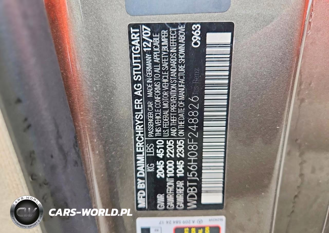 2008 Mercedes-Benz Clk 350 VIN:WDBTJ56H08F248826 - 12