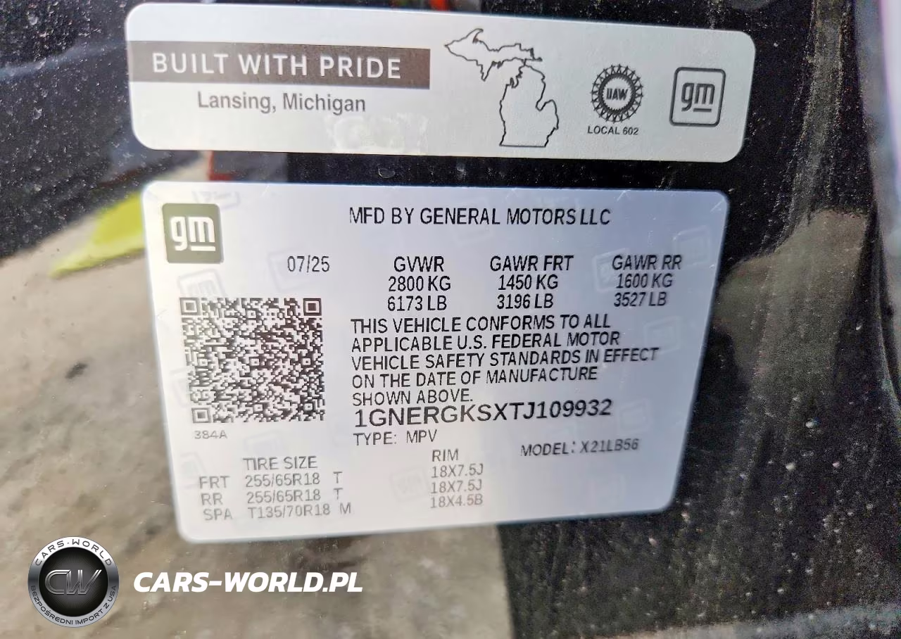2026 Chevrolet Traverse Lt VIN:1GNERGKSXTJ109932 - 13