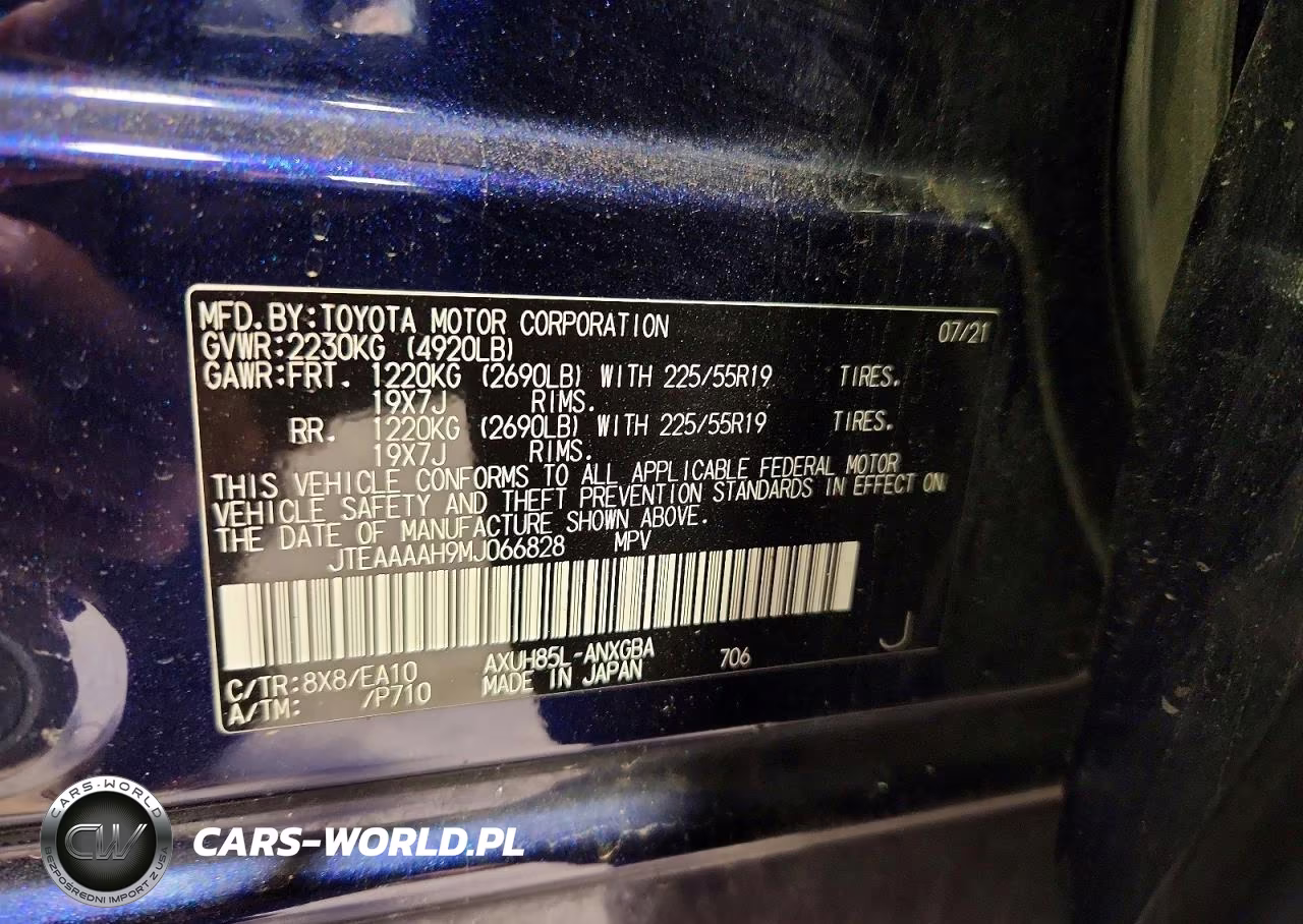 2021 Toyota Venza Xle VIN:JTEAAAAH9MJ066828 - 14