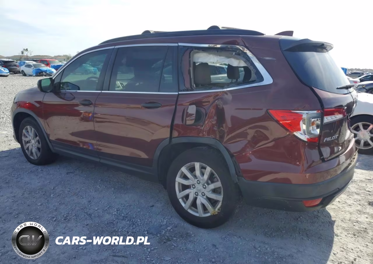 2019 Honda Pilot Lx VIN:5FNYF5H16KB013206 - 2