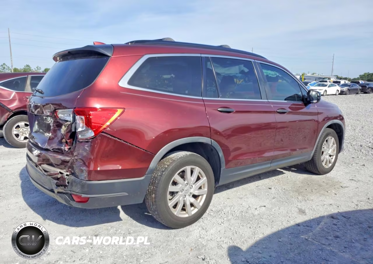 2019 Honda Pilot Lx VIN:5FNYF5H16KB013206 - 3