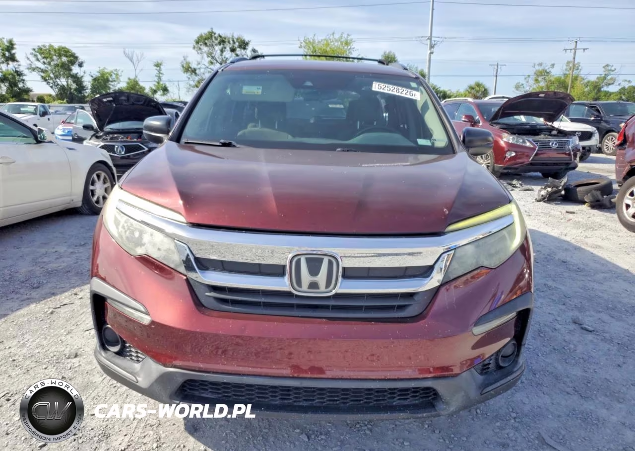 2019 Honda Pilot Lx VIN:5FNYF5H16KB013206 - 5