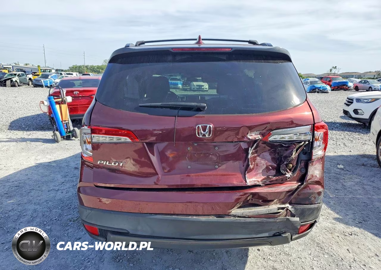 2019 Honda Pilot Lx VIN:5FNYF5H16KB013206 - 6