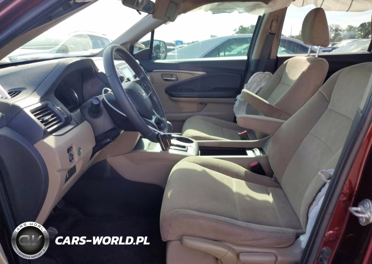 2019 Honda Pilot Lx VIN:5FNYF5H16KB013206 - 7