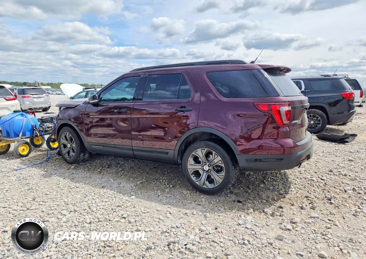 2018 Ford Explorer Sport VIN:1FM5K8GT2JGB98776 - 2