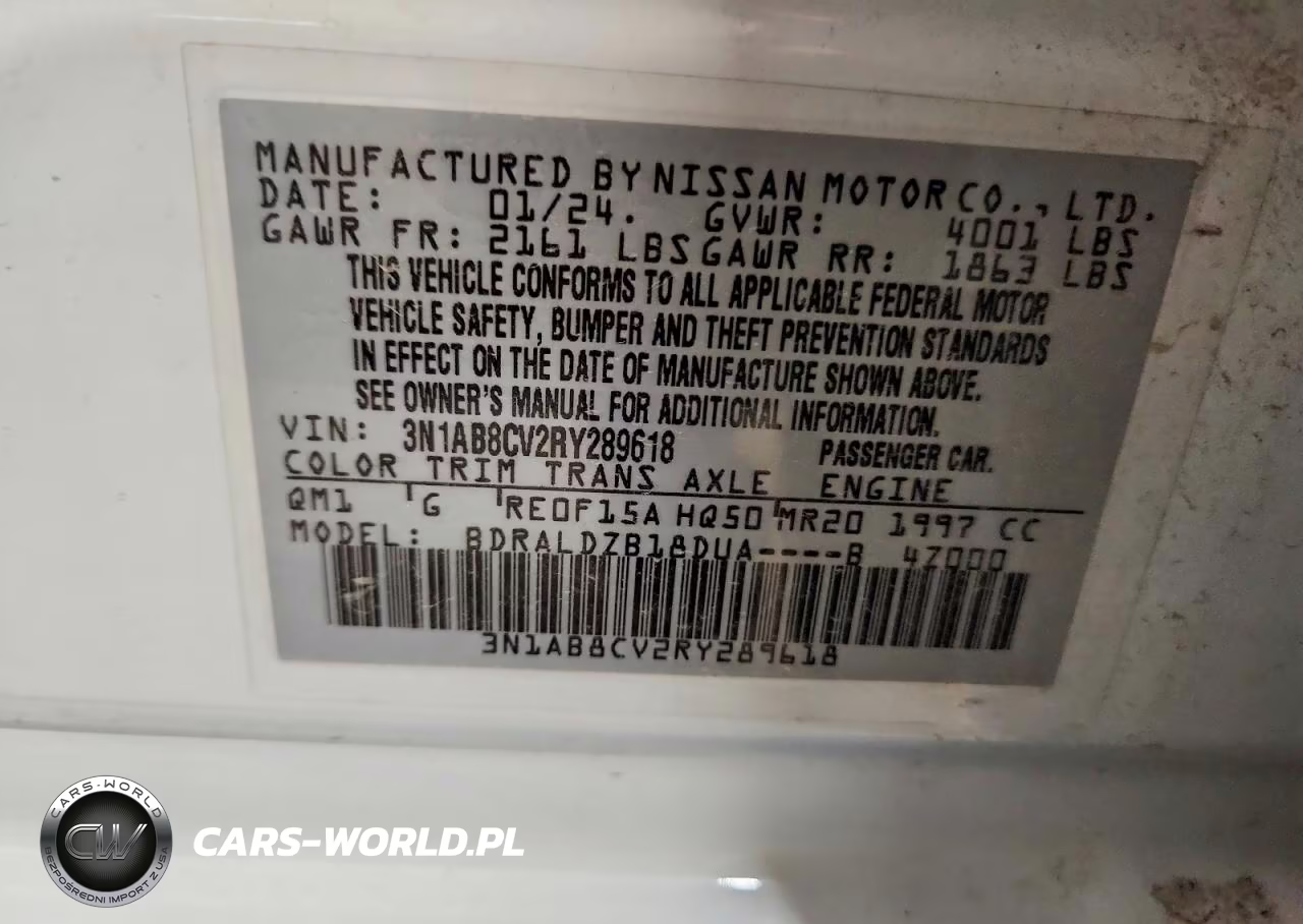2024 Nissan Sentra Sv VIN:3N1AB8CV2RY289618 - 12