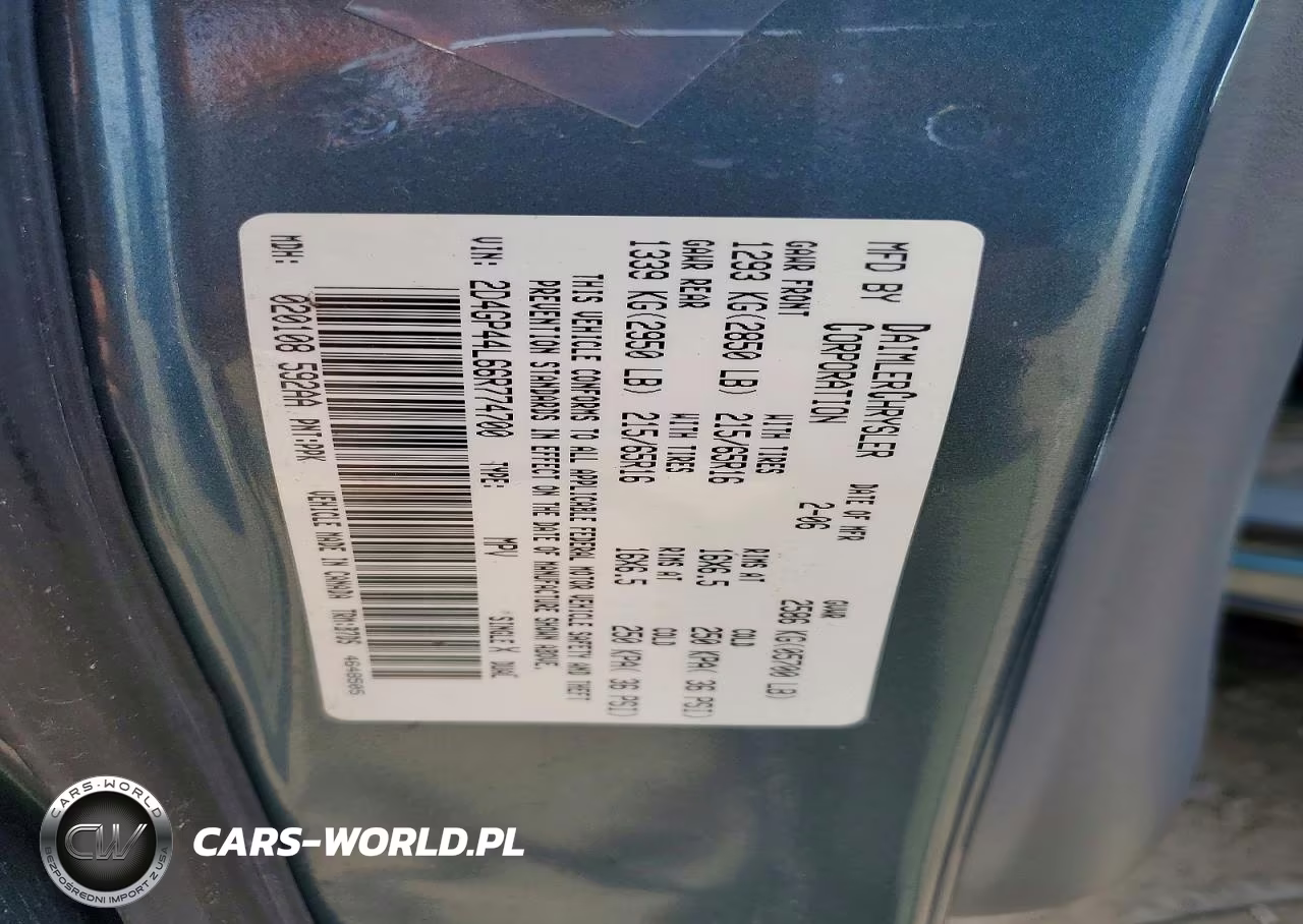 2006 Dodge Grand Caravan Sxt VIN:2D4GP44L66R774700 - 12