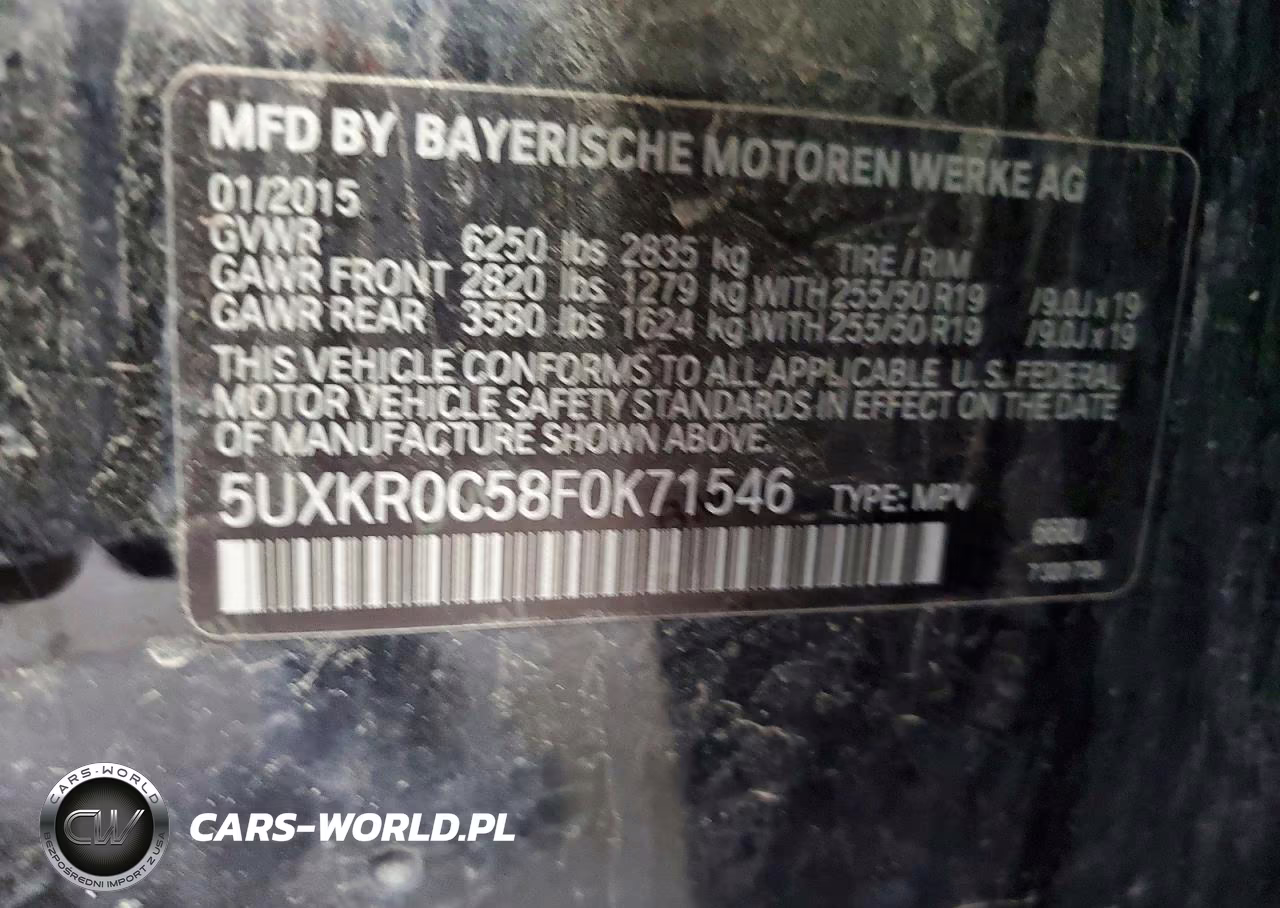 2015 BMW X5 xDrive35I VIN:5UXKR0C58F0K71546 - 13