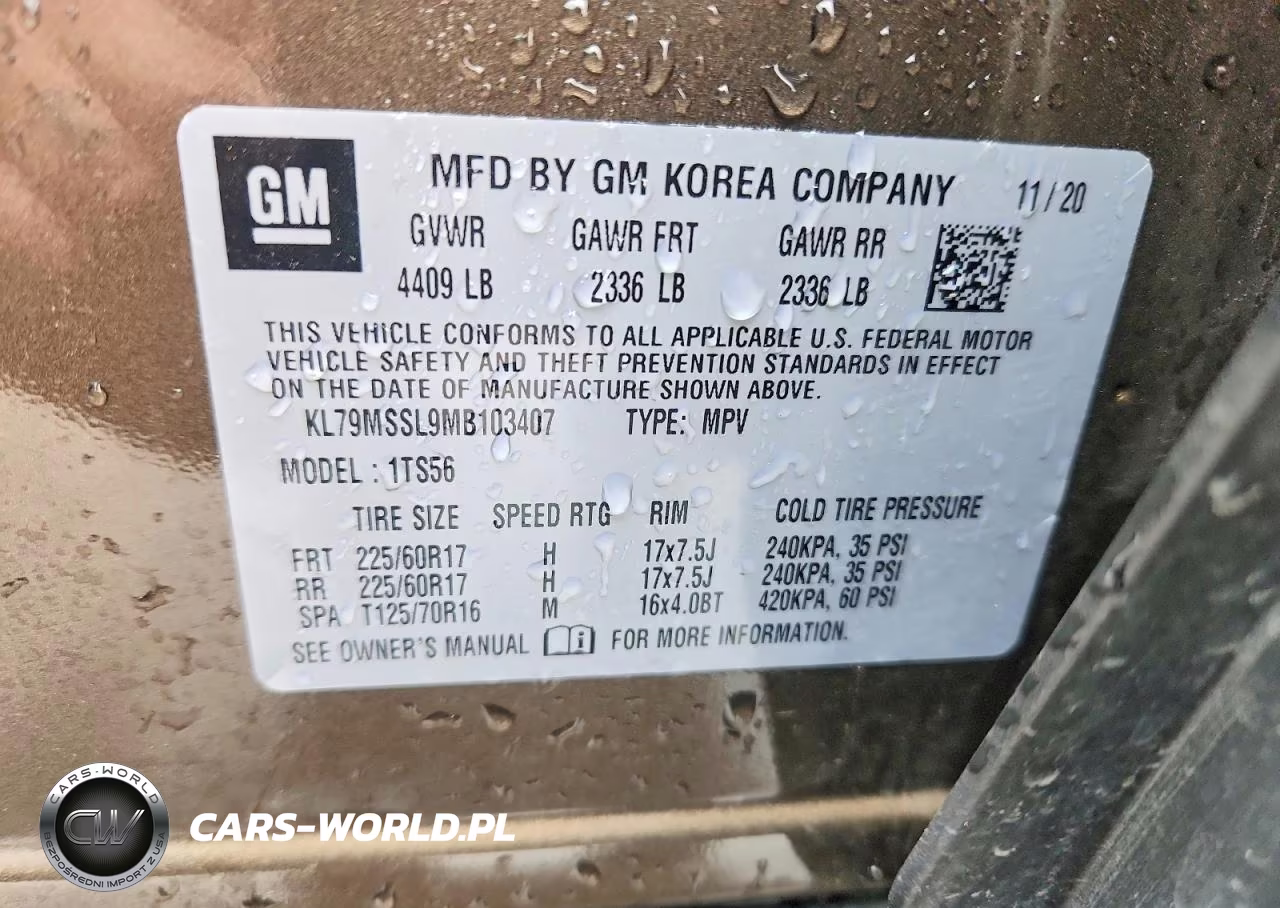 2021 Chevrolet Trailblazer Activ VIN:KL79MSSL9MB103407 - 13