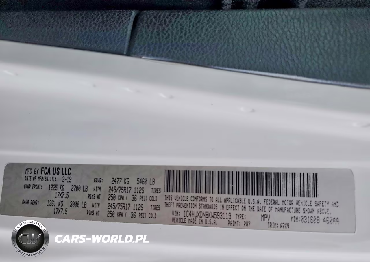 2019 Jeep Wrangler Unlimited Sport VIN:1C4HJXDN8KW593119 - 13