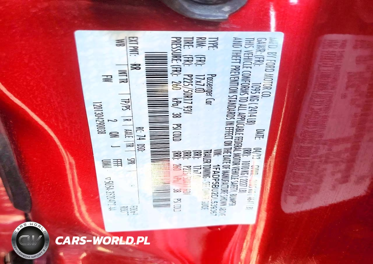 2013 Ford C-Max Sel VIN:1FADP5BU2DL539367 - 12