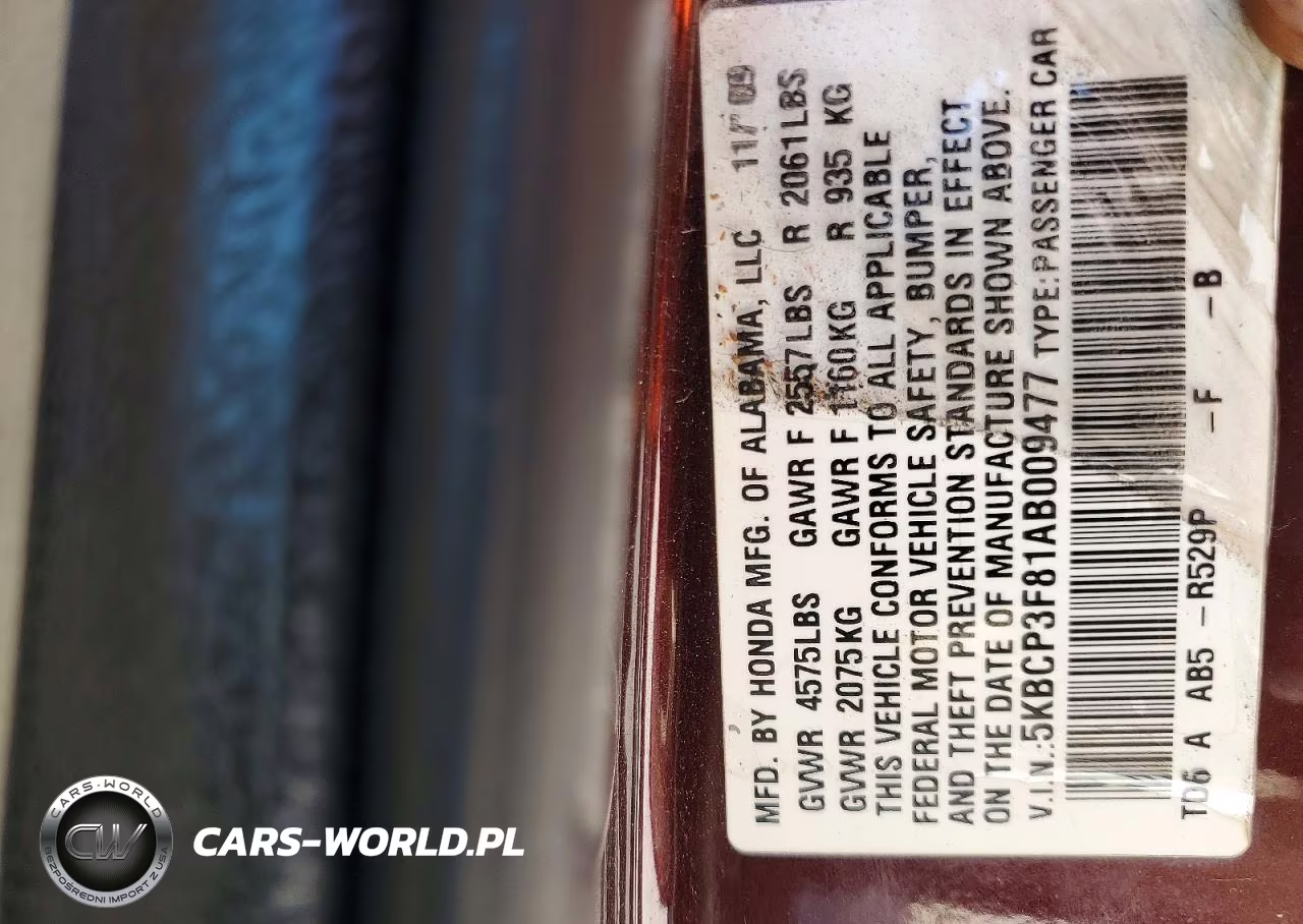 2010 Honda Accord Exl VIN:5KBCP3F81AB009477 - 12