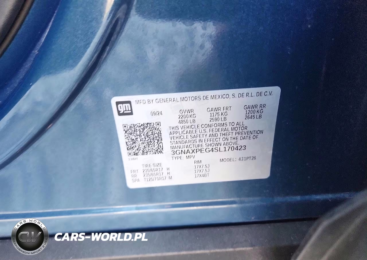 2025 Chevrolet Equinox Lt VIN:3GNAXPEG4SL170423 - 13