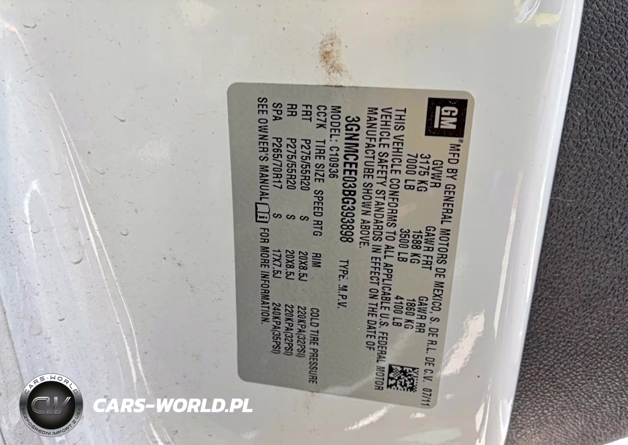 2011 Chevrolet Avalanche Ls VIN:3GNMCEE03BG393898 - 10