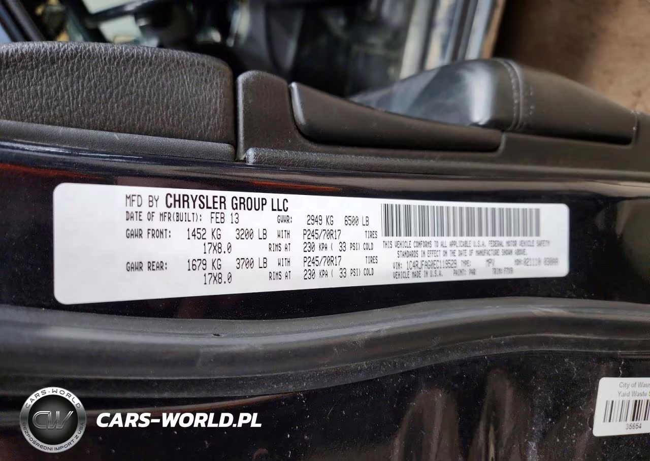 2014 Jeep Grand Cherokee Laredo VIN:1C4RJFAG0EC119529 - 13
