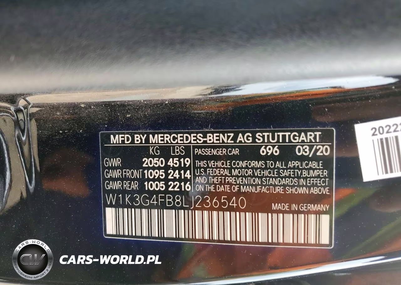 2020 Mercedes-Benz A 220 4Matic VIN:W1K3G4FB8LJ236540 - 13
