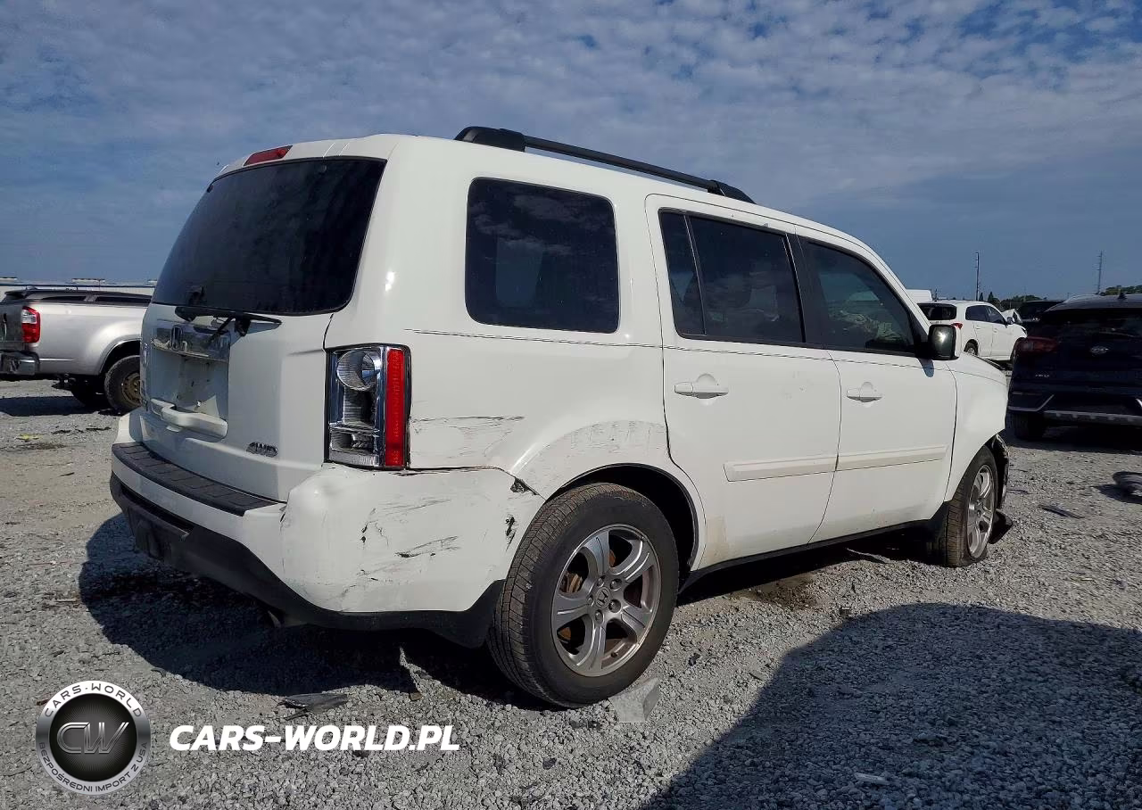 2013 Honda Pilot Exl VIN:5FNYF4H60DB059543 - 3