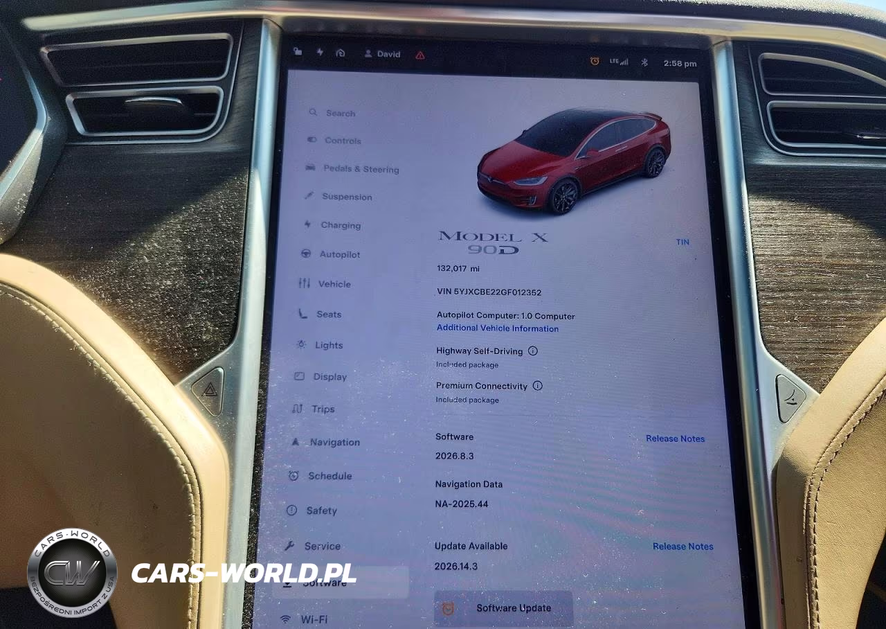 2016 Tesla Model X VIN:5YJXCBE22GF012352 - 9