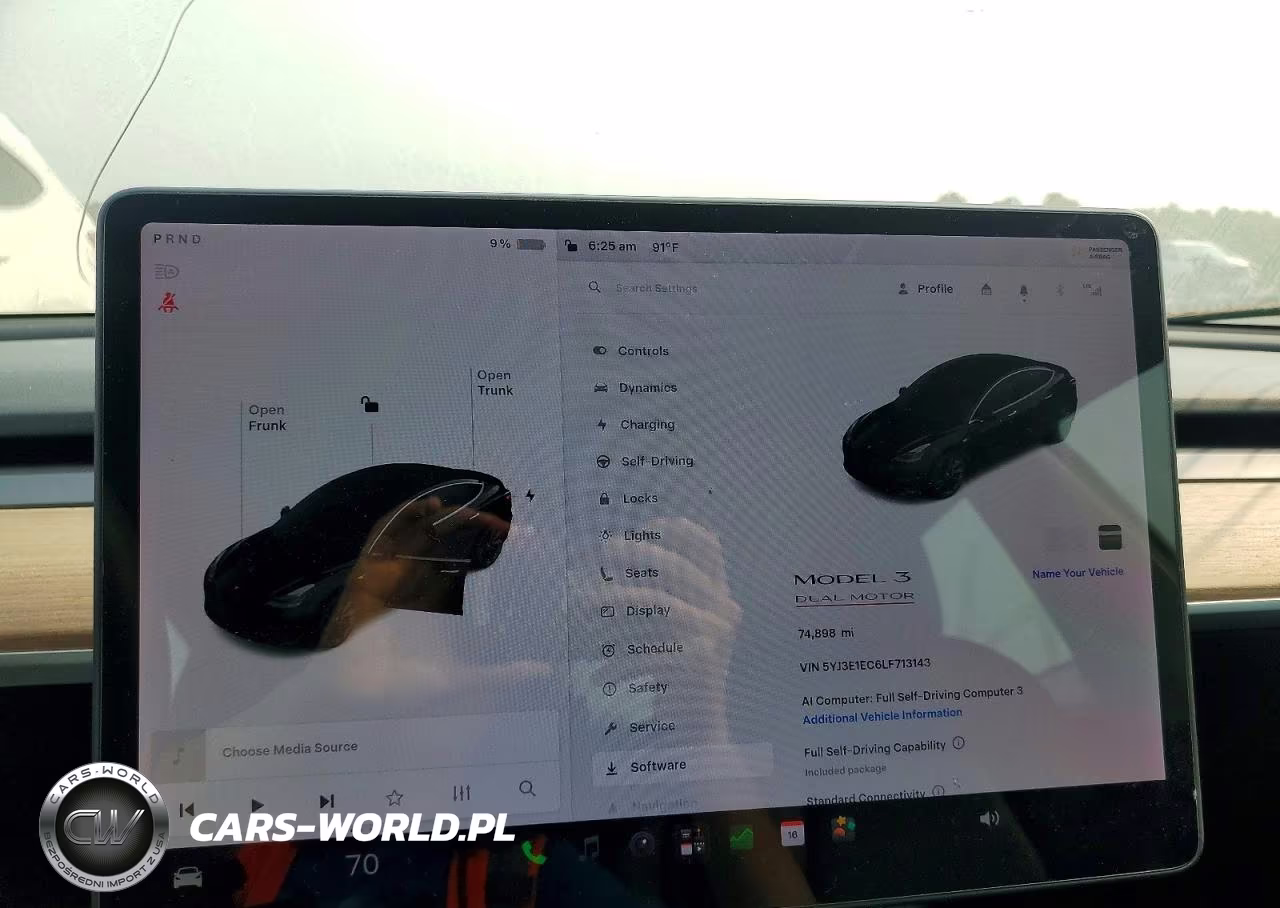 2020 Tesla Model 3 VIN:5YJ3E1EC6LF713143 - 9