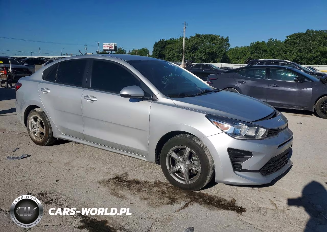 2022 Kia Rio S VIN:3KPA24AD7NE477014 - 4
