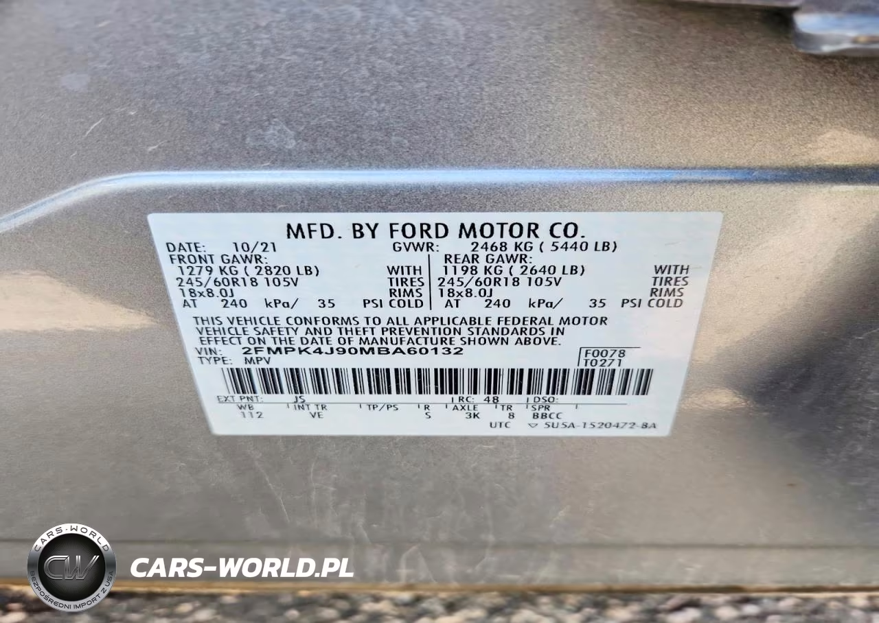 2021 Ford Edge Sel VIN:2FMPK4J90MBA60132 - 13