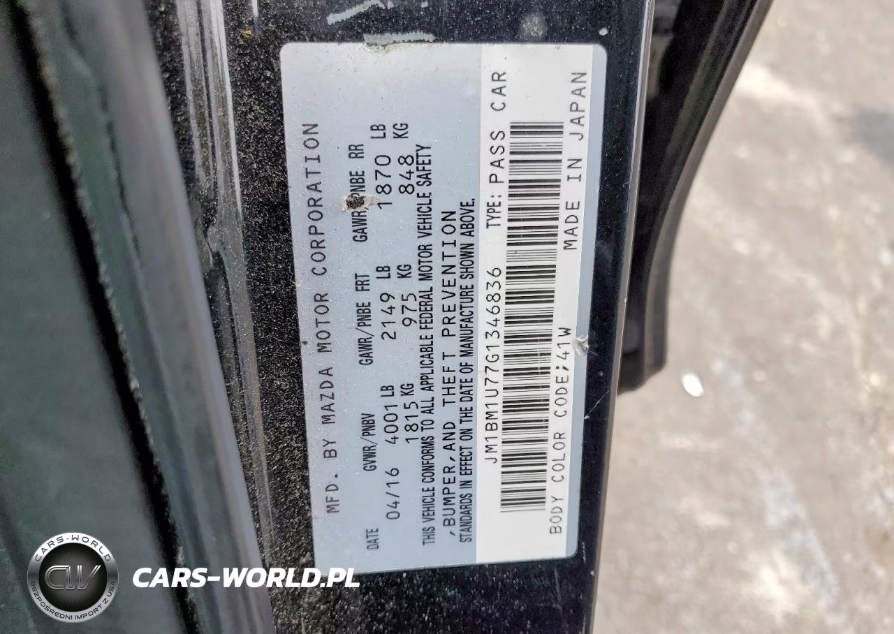 2016 Mazda 3 Sport VIN:JM1BM1U77G1346836 - 12