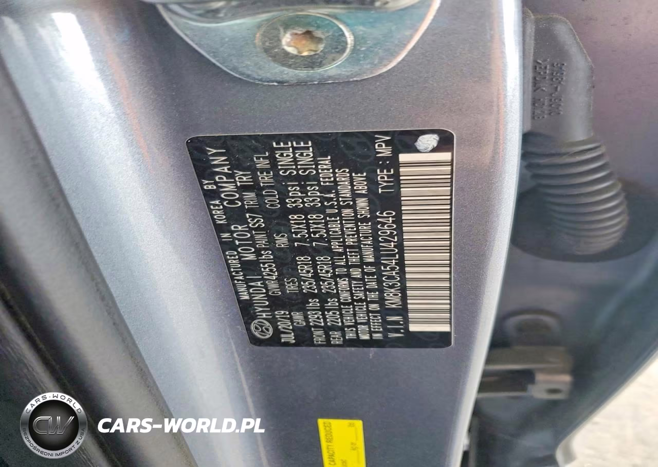 2020 Hyundai Kona Limited VIN:KM8K3CA54LU429646 - 12