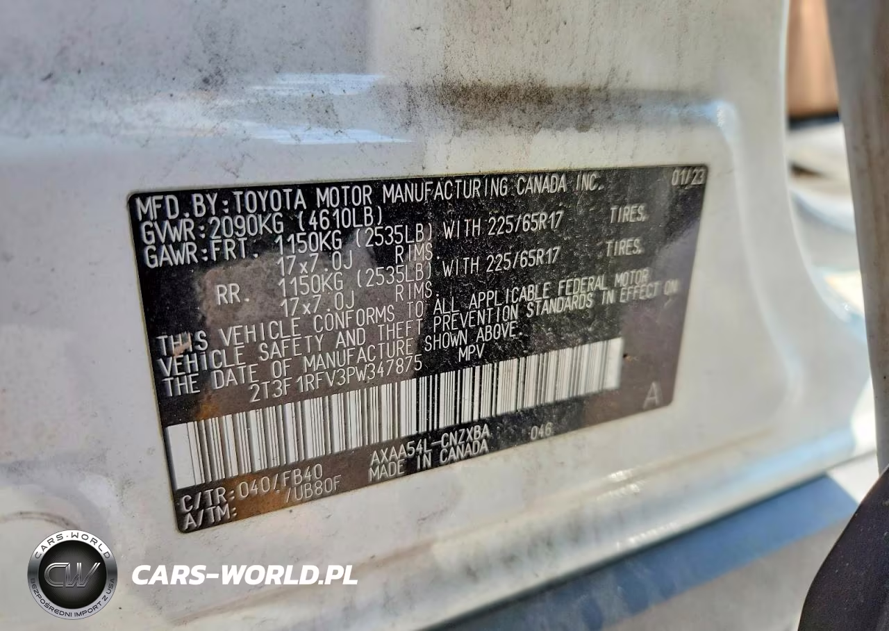 2023 Toyota Rav4 Le VIN:2T3F1RFV3PW347875 - 13