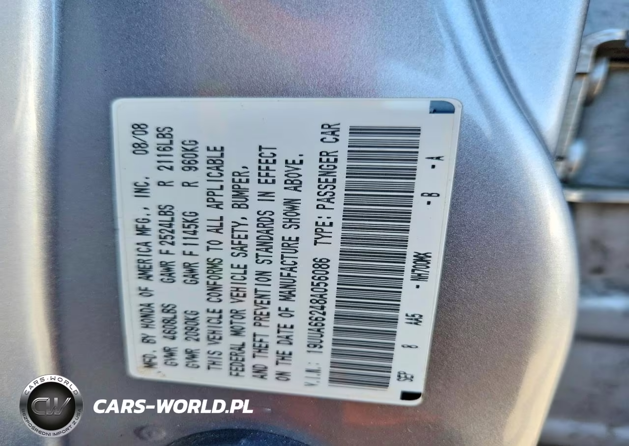 2008 Acura Tl VIN:19UUA66248A056086 - 13