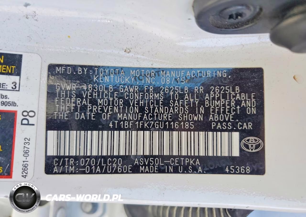 2016 Toyota Camry Xse VIN:4T1BF1FK7GU116185 - 12