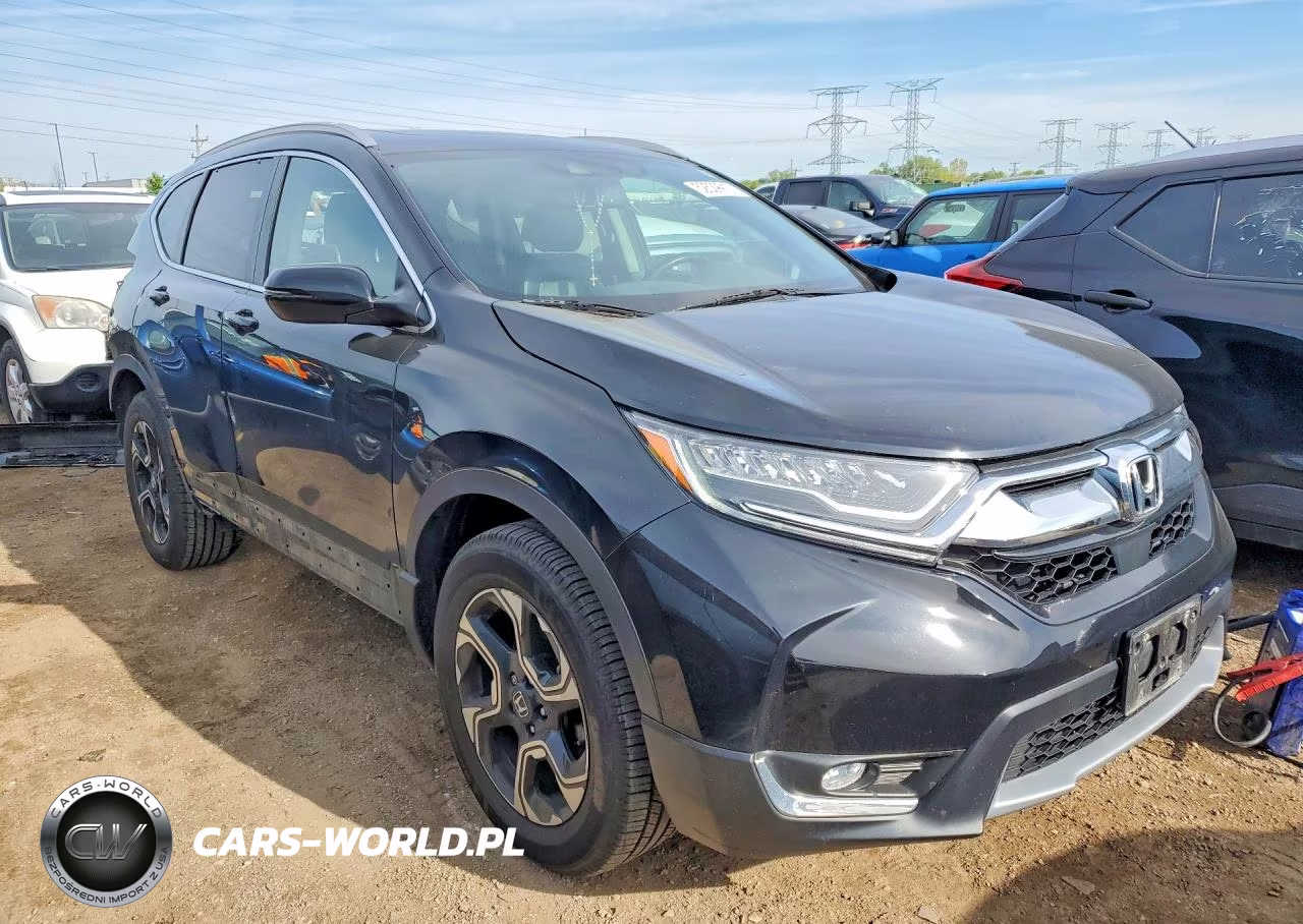 2017 Honda Cr-V Touring VIN:5J6RW2H98HL021493 - 4