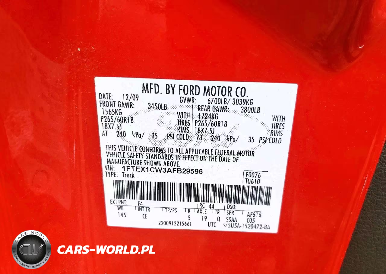 2010 Ford F150 Super Cab VIN:1FTEX1CW3AFB29596 - 12