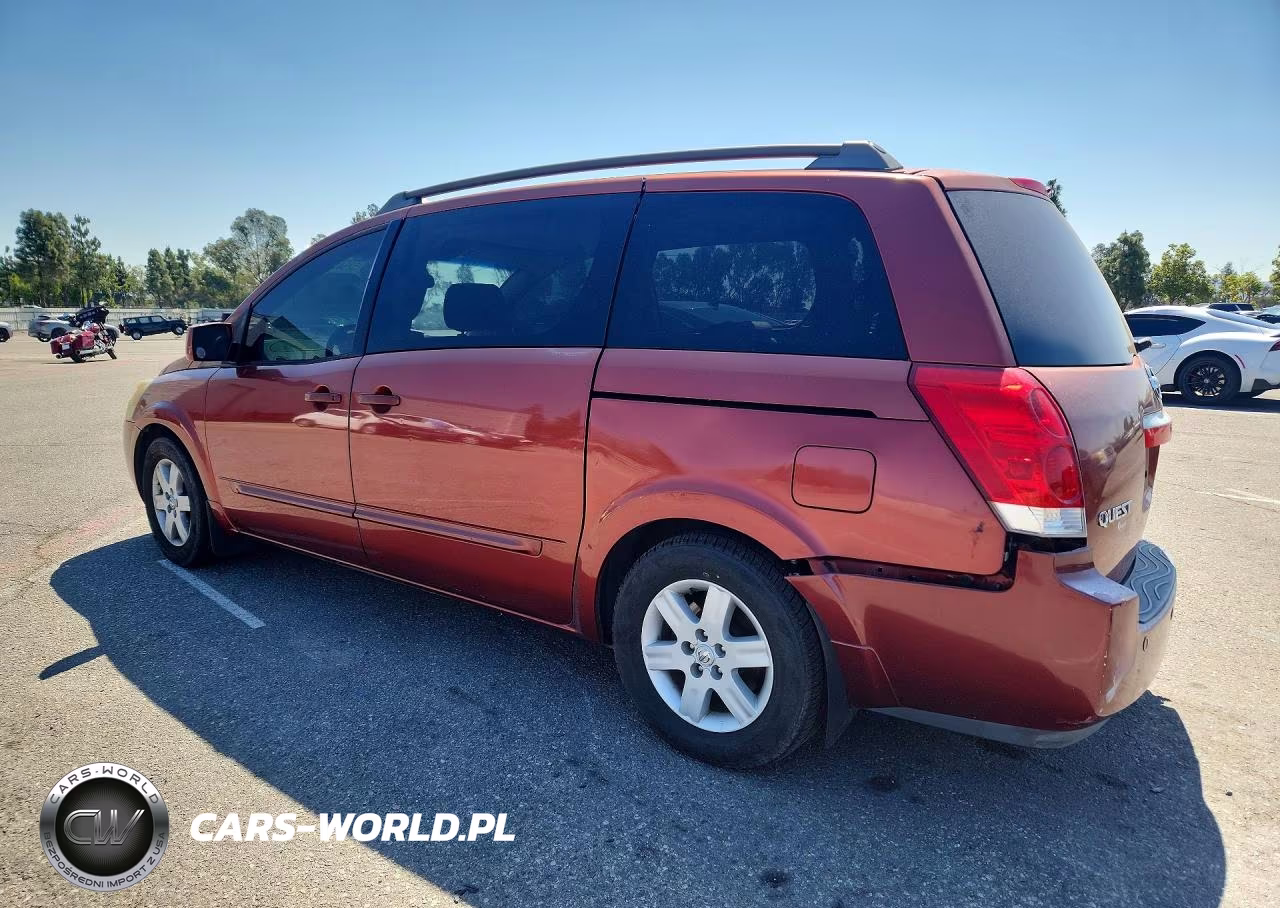 2004 Nissan Quest 3.5 S VIN:5N1BV28U34N344424 - 2