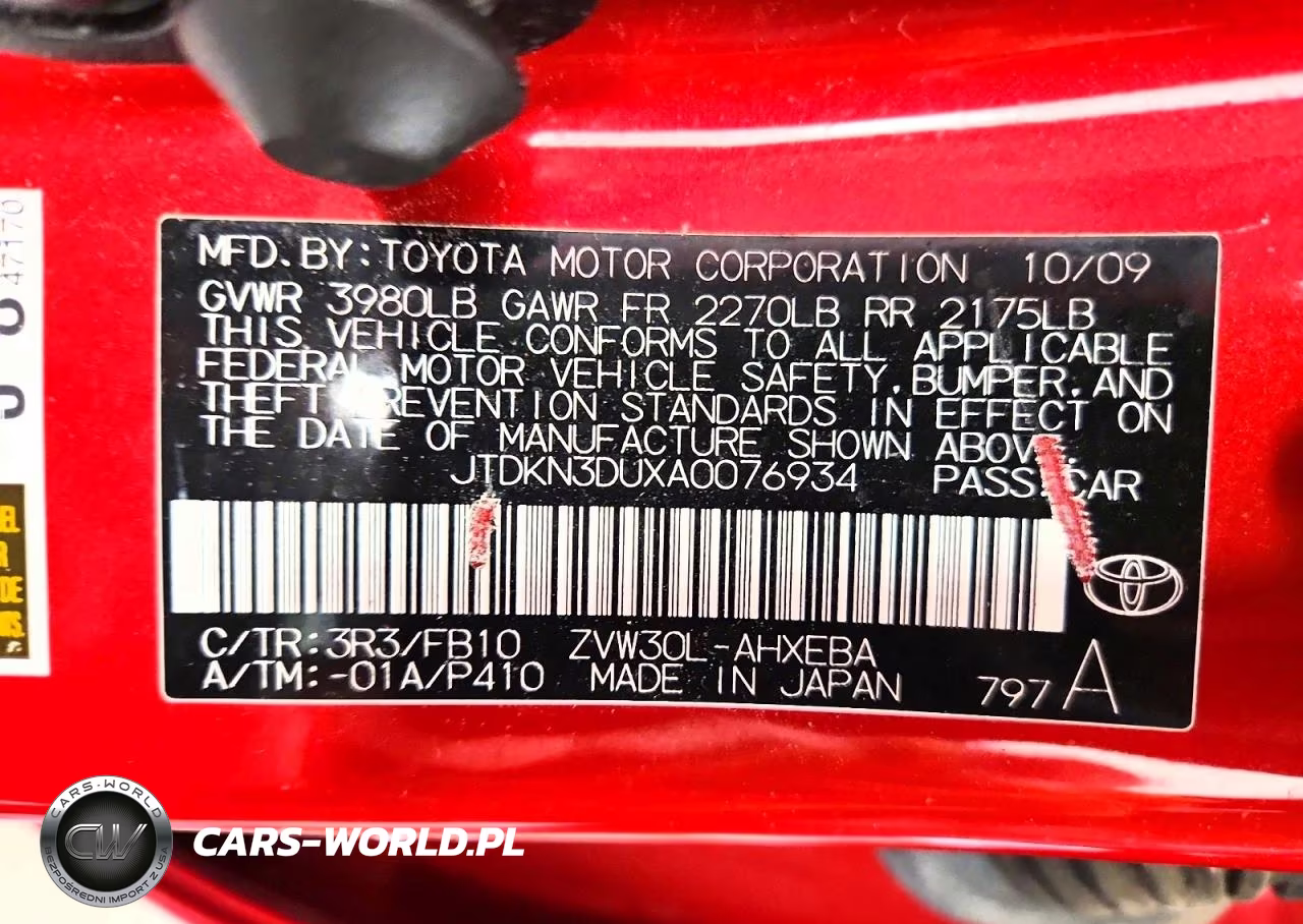 2010 Toyota Prius Iii VIN:JTDKN3DUXA0076934 - 12