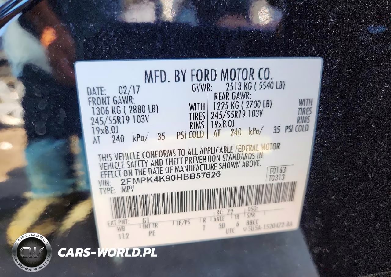 2017 Ford Edge Titanium VIN:2FMPK4K90HBB57626 - 13