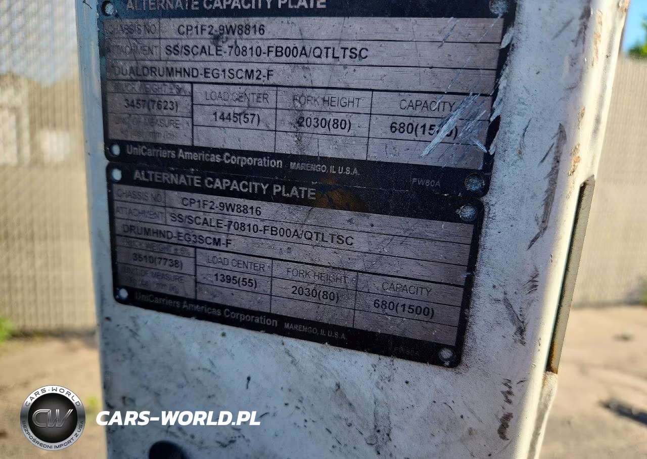 2015 Nissan Diesel Unknown VIN:CP1F29W8816 - 10