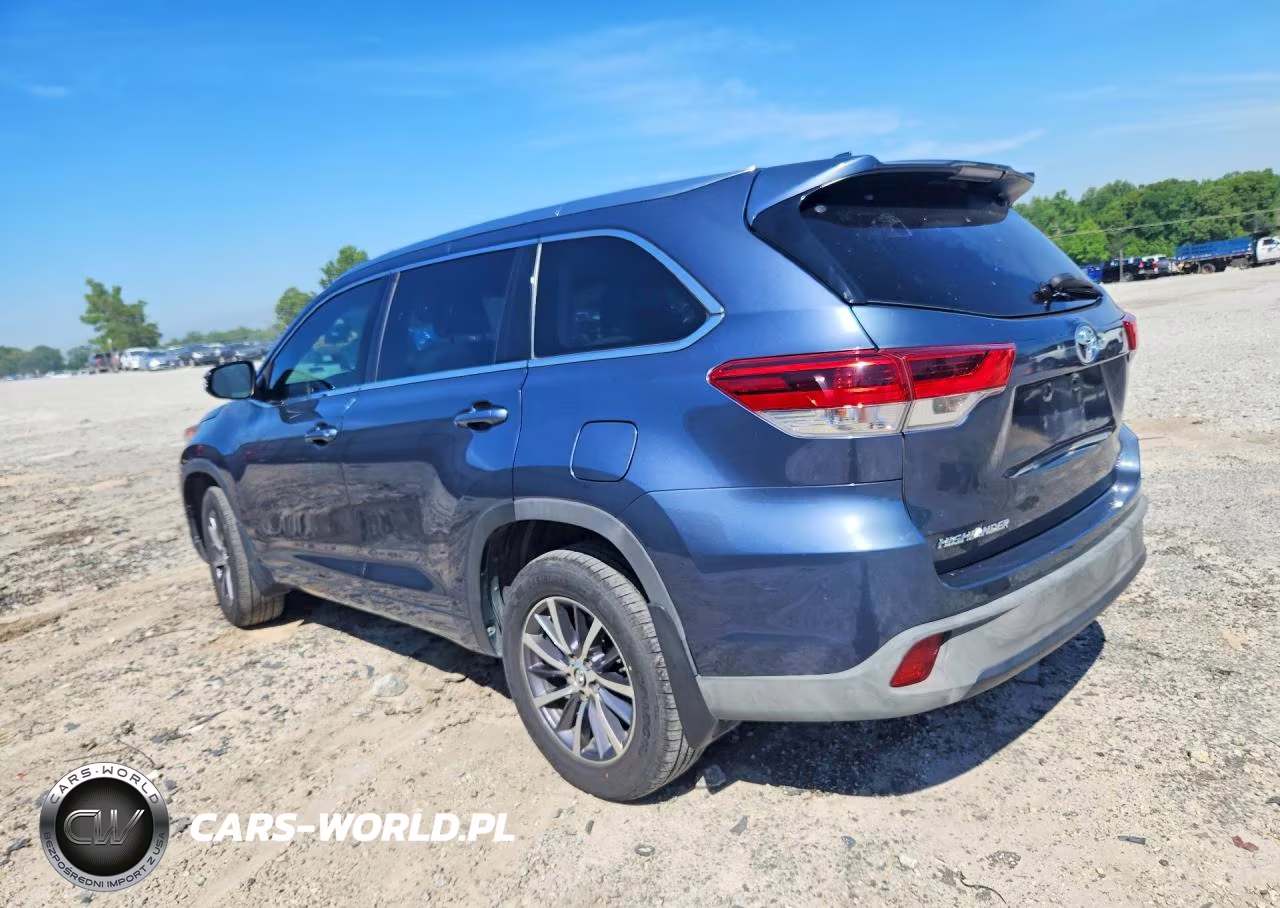 2018 Toyota Highlander Xle VIN:5TDKZRFH8JS283763 - 2