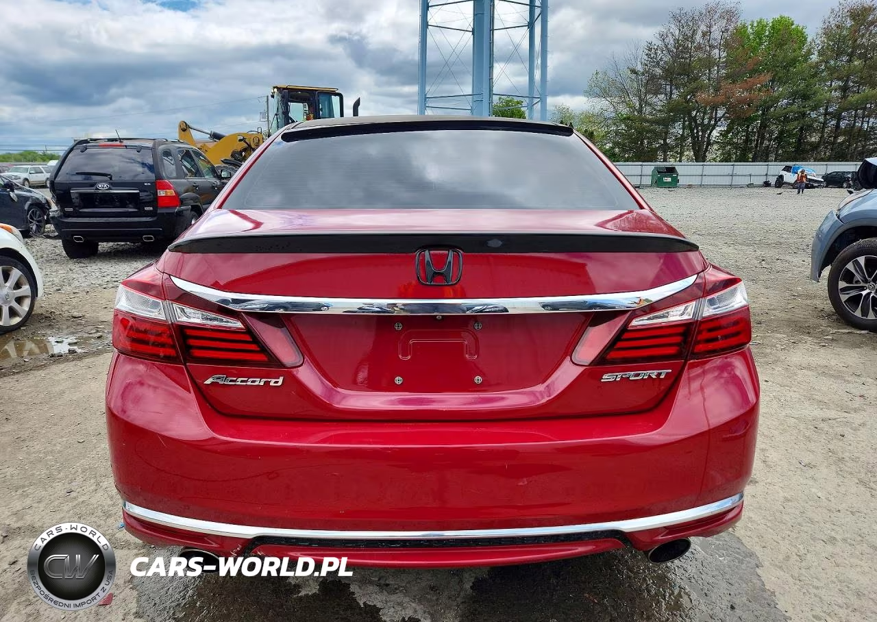 2017 Honda Accord Sport VIN:1HGCR2F51HA046624 - 6