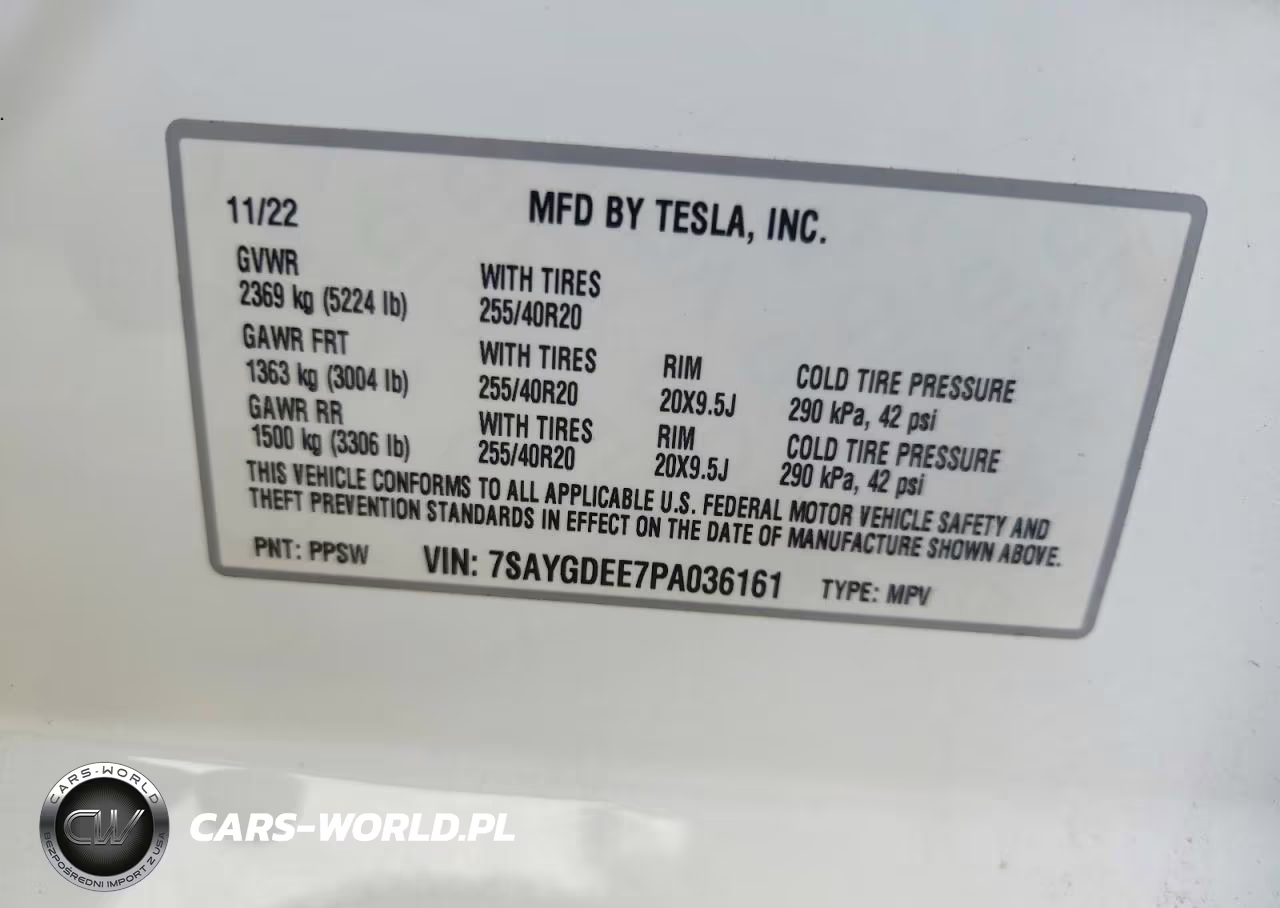 2023 Tesla Model Y VIN:7SAYGDEE7PA036161 - 12