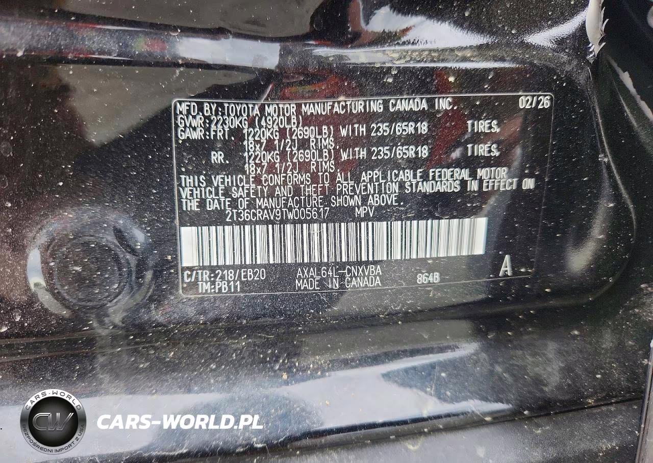 2026 Toyota Rav4 Woodland VIN:2T36CRAV9TW005617 - 12
