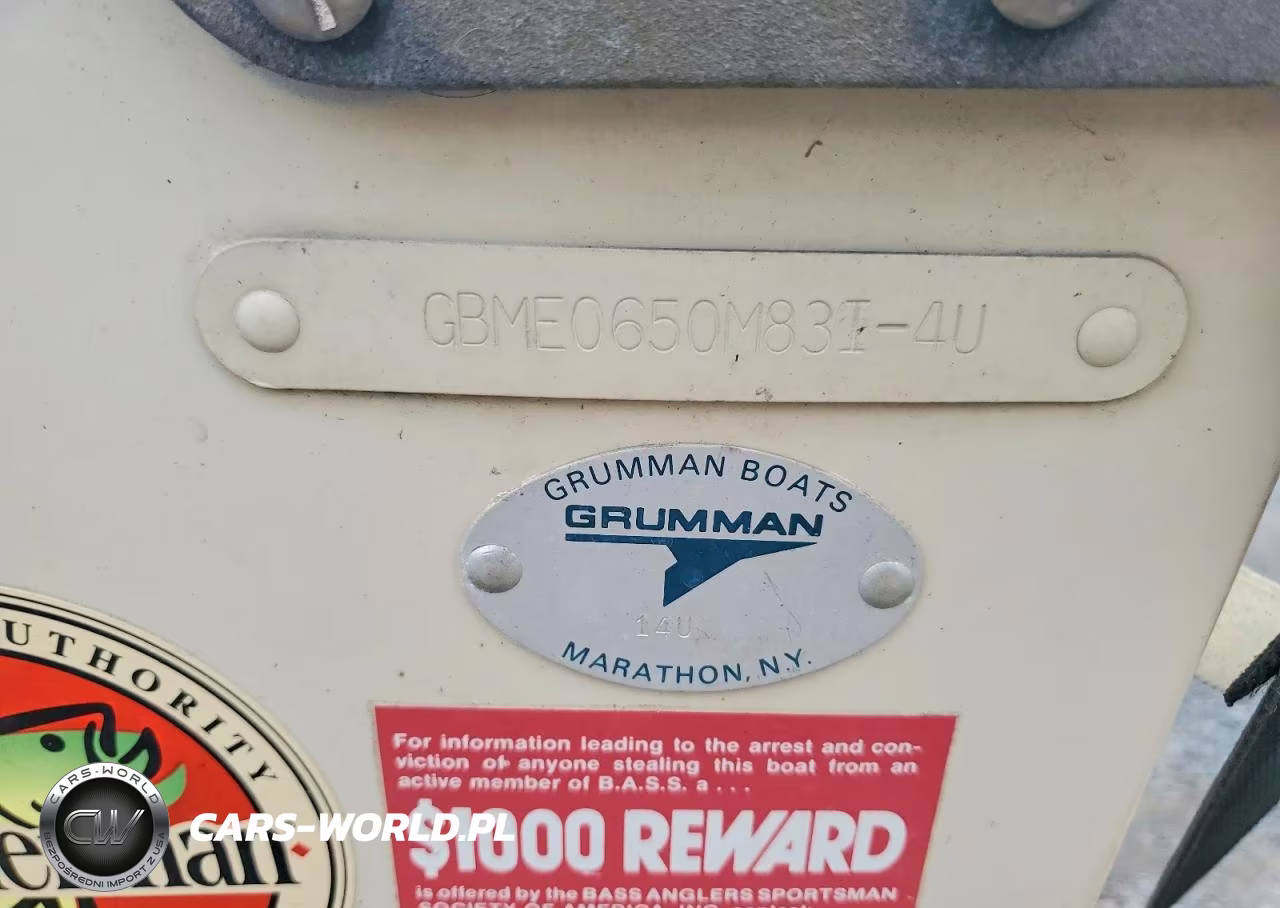 1983 Grumman Fisherman VIN:GBME0650M83I4U - 8