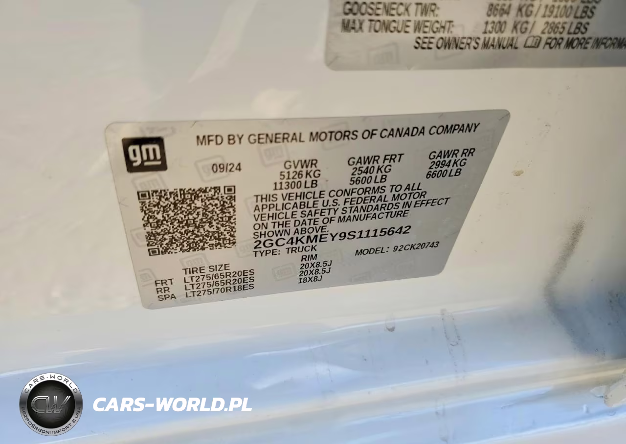 2025 Chevrolet Silverado 2500Hd 4Wd Standard Bed Custom VIN:2GC4KMEY9S1115642 - 12