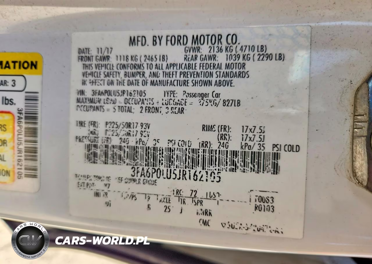 2018 Ford Fusion Se Hybrid VIN:3FA6P0LU5JR162105 - 12
