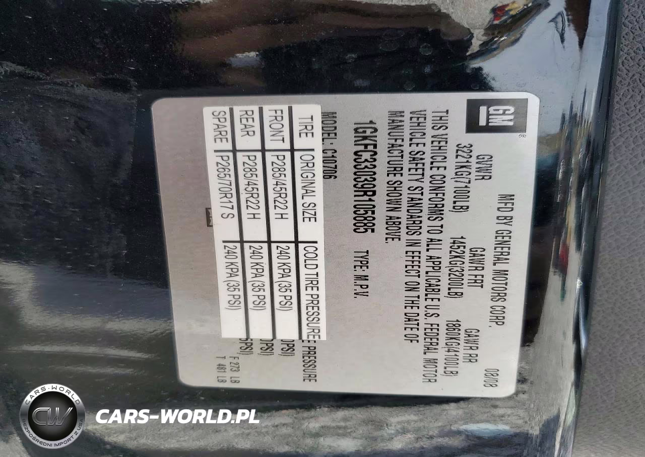 2009 GMC Yukon Slt VIN:1GKFC33039R105885 - 13